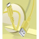 Кабель Colorway USB - MicroUSB (soft silicone) 2.4а 1м жовтий