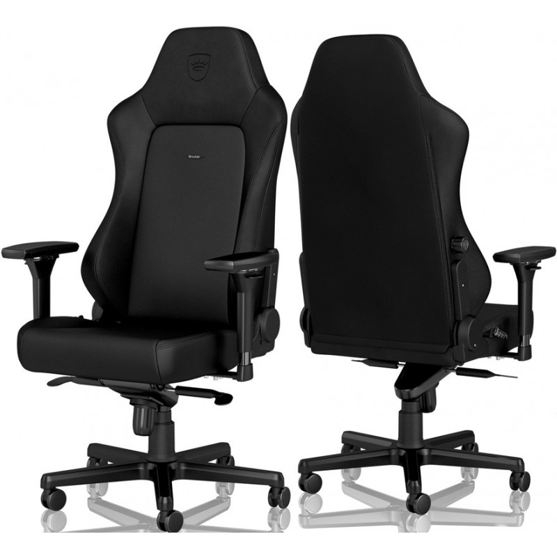 Ігрове крісло Noblechairs HERO штучна шкіра, чорний NBL-HRO-PU-BED