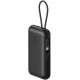Акумулятор портативний Power Bank Belkin 10000мА·год, з інтегрованим кабелем USB-C, чорний BPB029HQB
