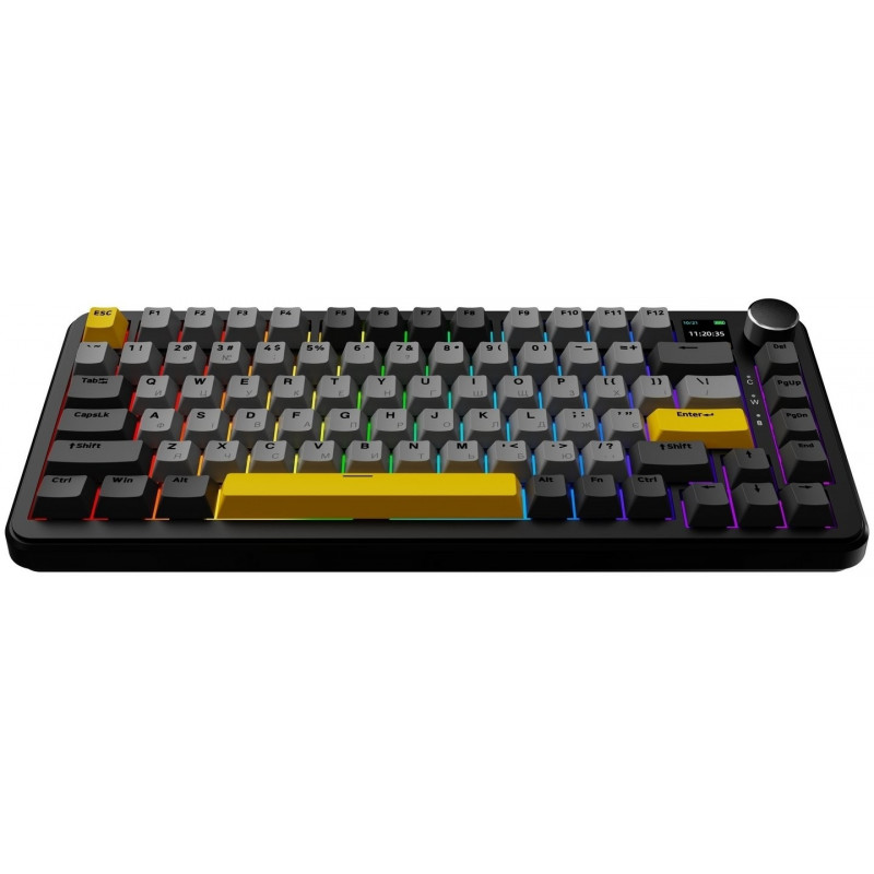 Клавіатура механічна Ajazz AK820 MAX PLUS Daydream Switch RGB Wireless/BT/USB Black AK820MAX-DD-BGY