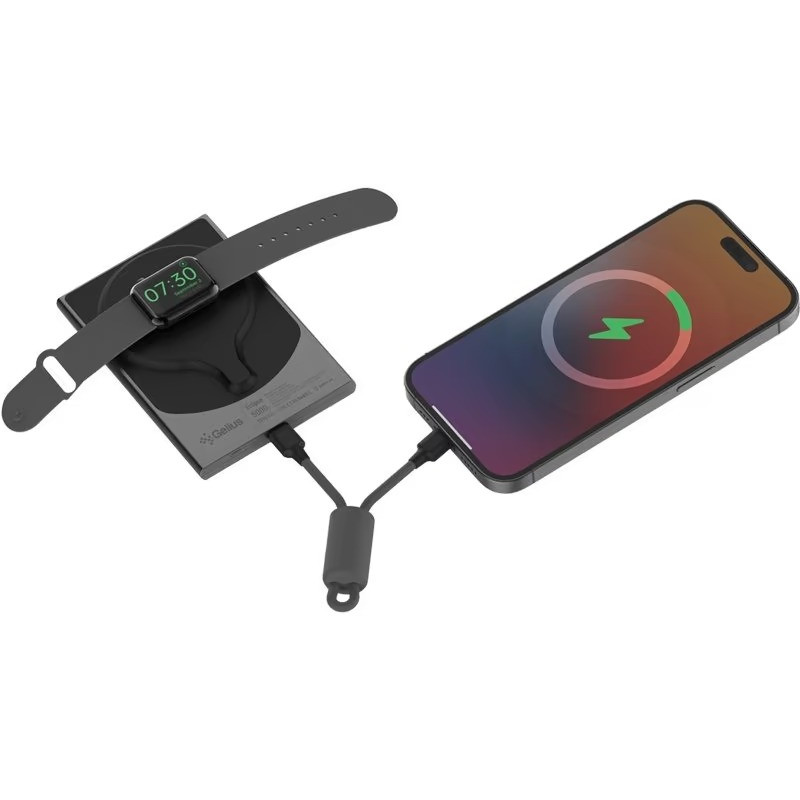 Power Bank Gelius Eclipse Magnetic Wireless Charge GP-WC014 15W 5000mAh