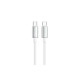 Кабель Colorway Type-C - Type-C (zinc alloy braided) (PD Fast Charging 100W) 5А 1м CW-CBPDCC098-WT