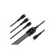 Кабель Colorway Type-C - 3в1 (Lightning+MicroUSB+Type-C) 3.0A 1.2м чорний CW-CBPDU3060-BK