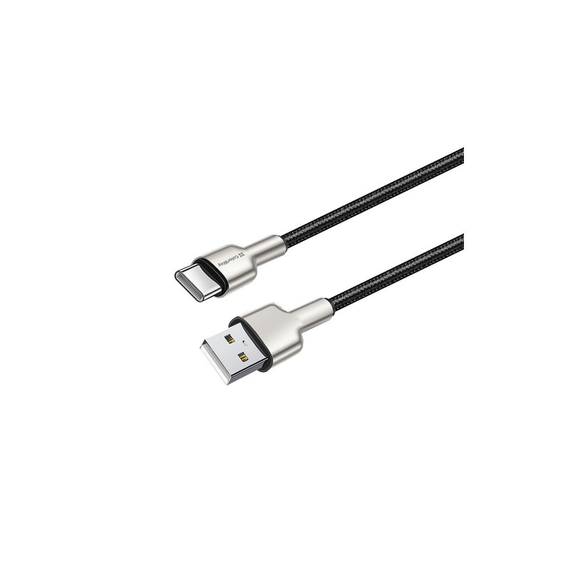 Кабель Colorway USB - Type-C 2.4а 1м чорний CW-CBUC046-BK