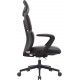 Крісло офісне OfficePro Delicate OC690BK Black PVC