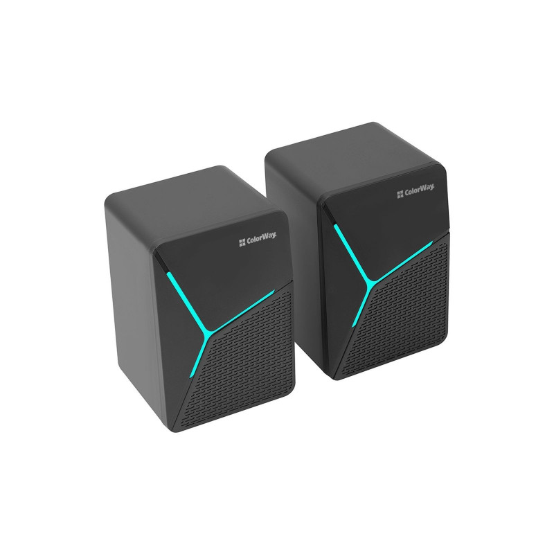 Портативні колонки ColorWay з USB живленням та LED-підсвічуванням
