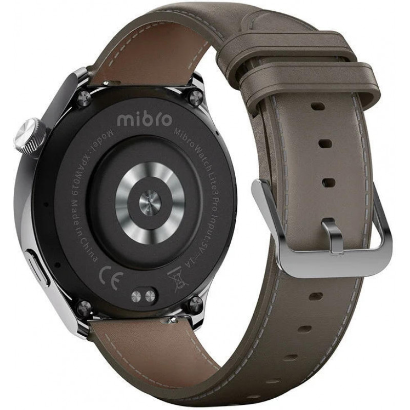 Смарт-годинник Mibro Lite 3 Pro 45мм, AMOLED, BT 5.3, GPS, 5 ATM, сірий хакі XPAW019KG