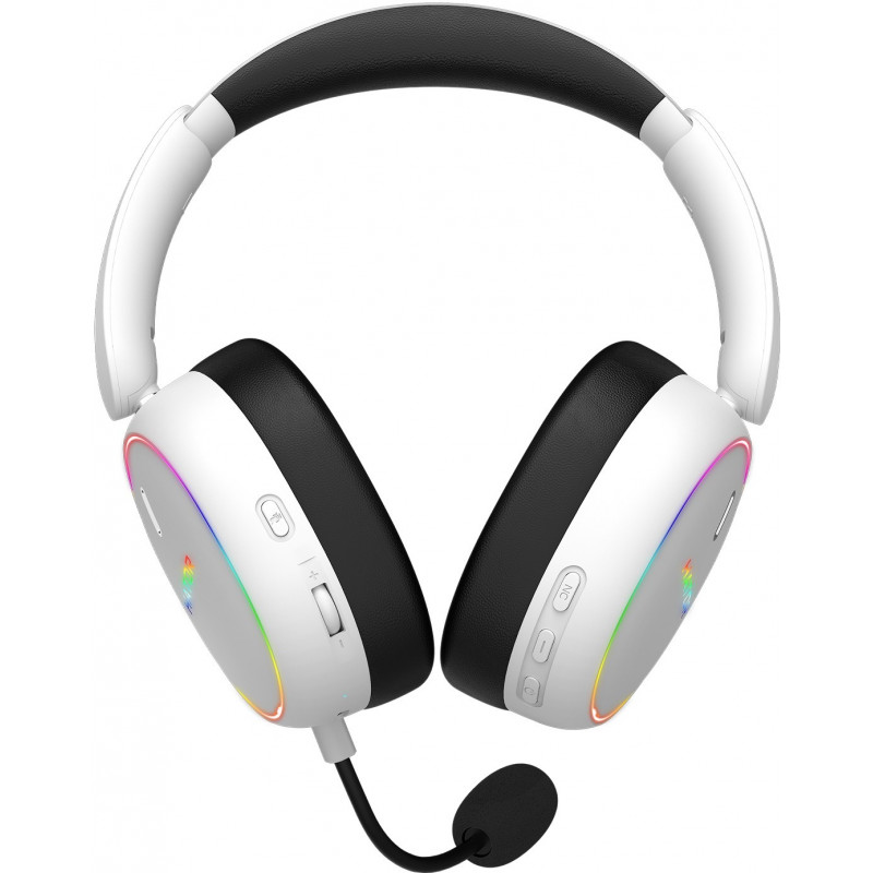 Ігрова гарнітура HATOR PHOENIX 2 Hi-Res (ESH41) wireless white, SyncHUB connection