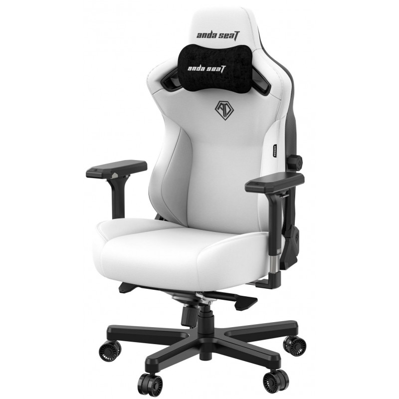 Крісло ігрове Anda Seat Kaiser 3 White Size L AD12YDC-L-01-W-PV/C