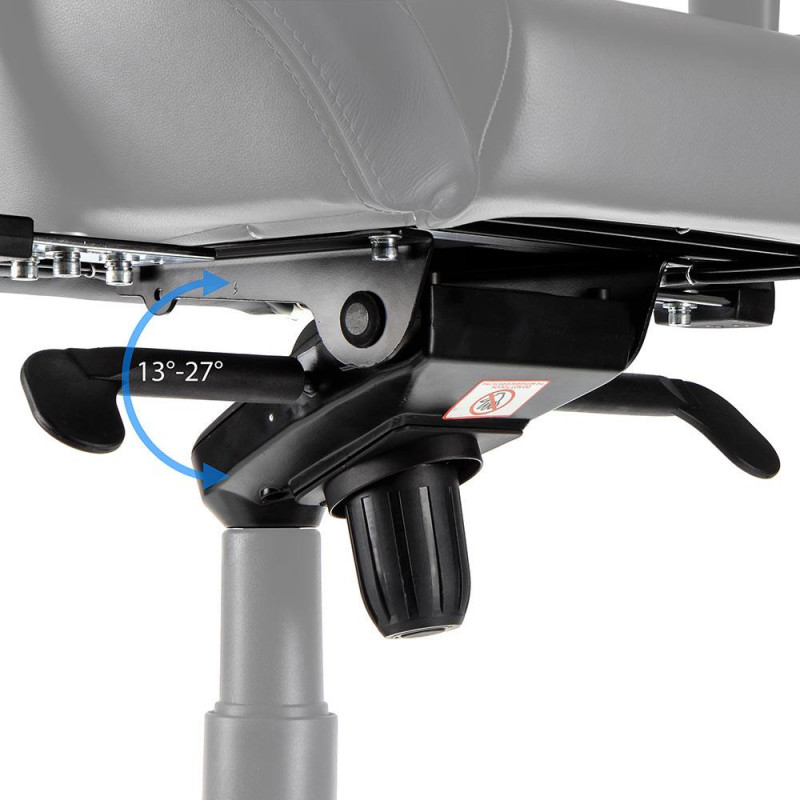 Ігрове крісло Noblechairs EPIC штучна шкіра, чорний NBL-PU-BLA-002