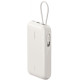 Акумулятор портативний Power Bank Belkin 20000мА·год, з інтегрованим кабелем USB-C, пісочний BPB030H