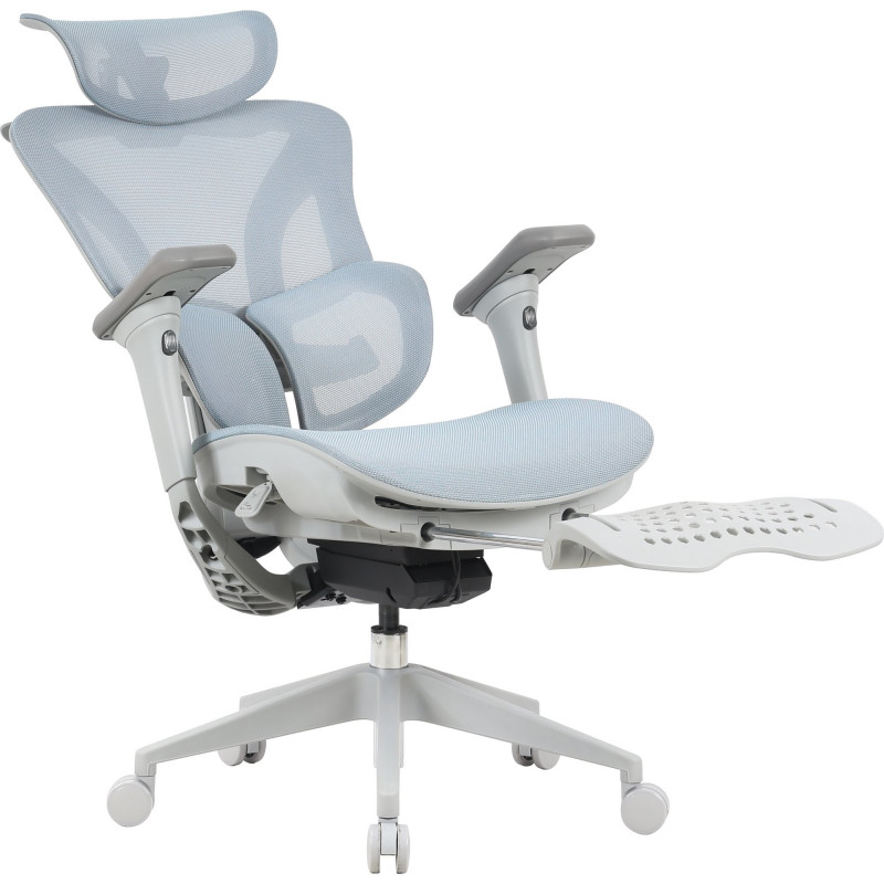 Крісло офісне OfficePro Elite OC950GLB Gray/Light Blue
