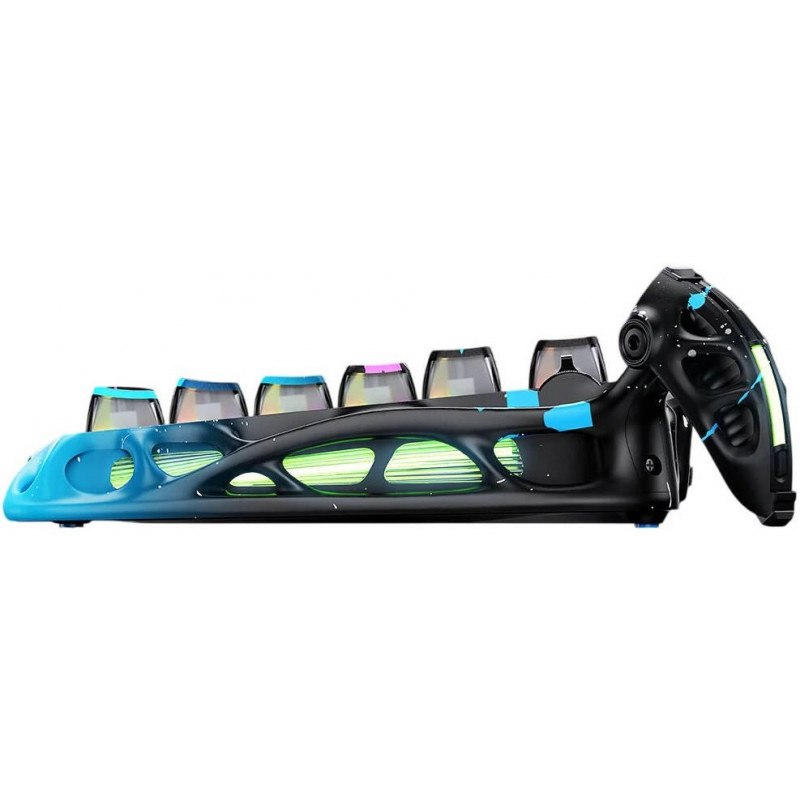 Клавіатура магнітна GravaStar Mercury V75 Pro 80keys, Magnetic Jade Gaming, 8K, USB-A, RGB, Neon Gra