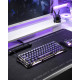Клавіатура магнітна GravaStar Mercury V60 PRO 60keys, UFO Magnetic Gaming, 8K, USB-A, RGB, Gunmetal