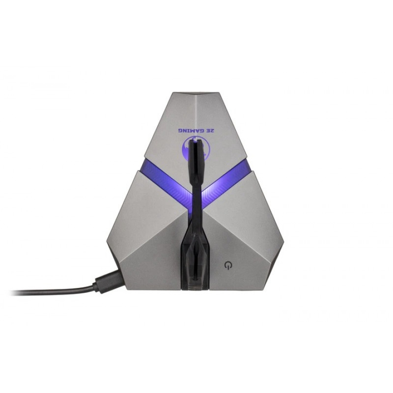 Тримач кабелю 2E GAMING Scorpio 4в1, LED, сірий