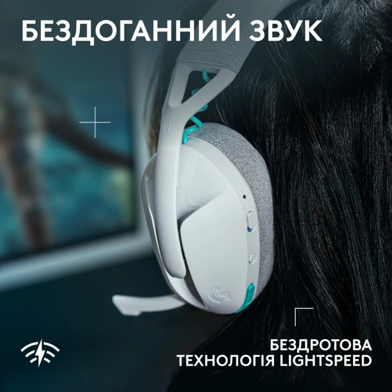 Навушники Logitech G321 Lightspeed Wireless White (981-001569)