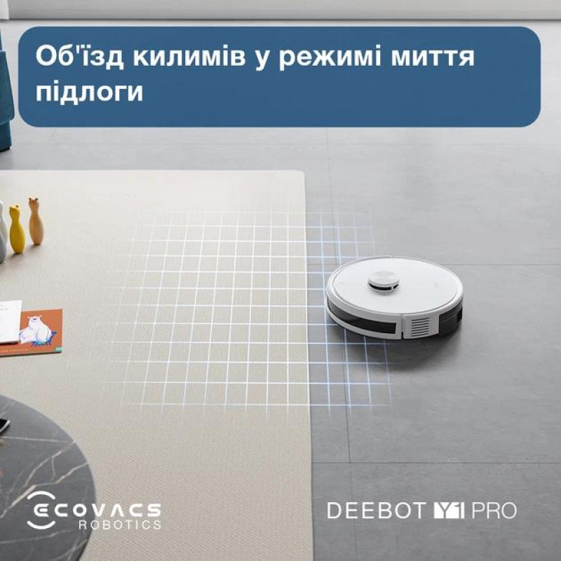 Робот-пилосос ECOVACS DEEBOT Y1 PRO DLX34 WHITE
