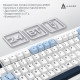 Клавіатура механічна Ajazz AK820 MAX PLUS Daydream Switch RGB Wireless/BT/USB White AK820MAX-DD-BWD