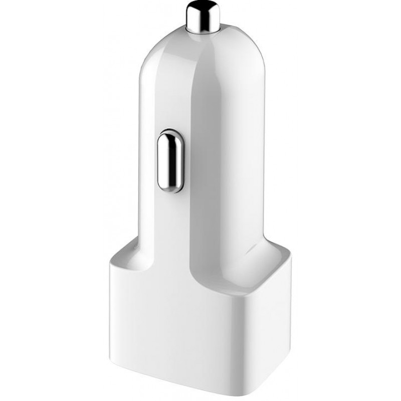 Автомобільний зарядний пристрій Colorway 2USB AUTO ID 2.4A (12W) white CW-CHA009-WT