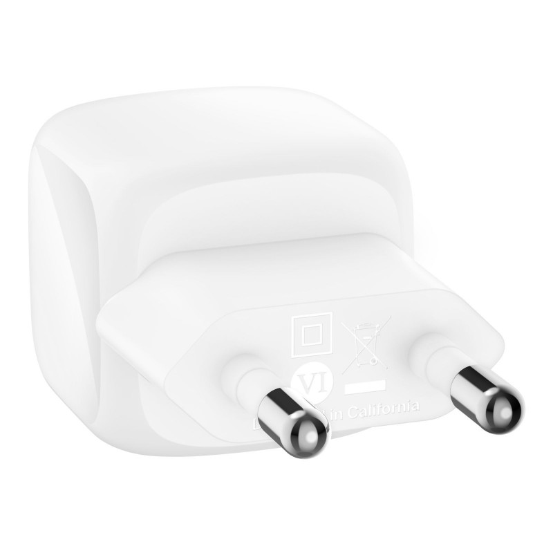 Зарядний пристрій мережевий Belkin 30Вт USB-С PD PPS, білий WCA008KQWH
