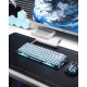 Клавіатура магнітна GravaStar Mercury V60 PRO 60keys, UFO Magnetic Gaming, 8K, USB-A, RGB, Sliver Fr