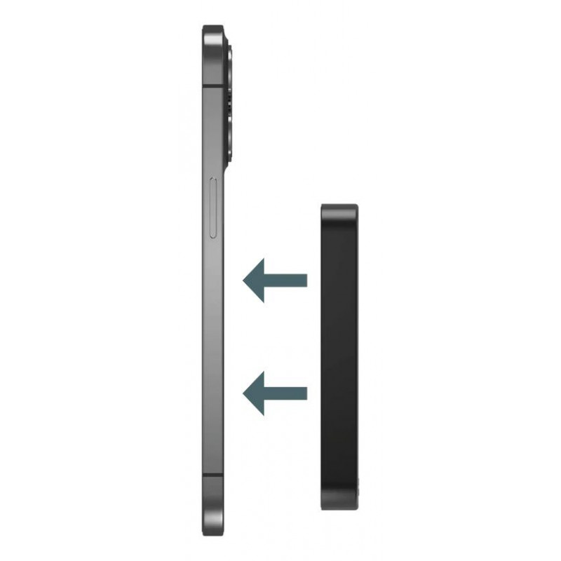 Портативний зарядний пристрій MOMAX WRL 10000MAH Q.MAG X1 BLACK IP117AD