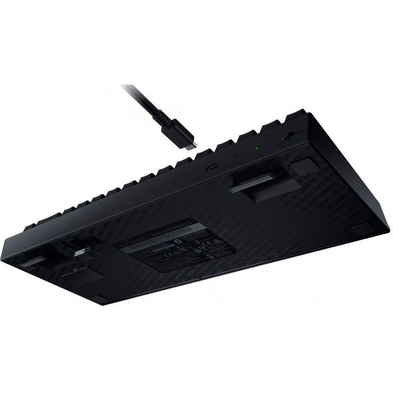 Клавіатура механічна RAZER BlackWidow V3 Mini Hyperspeed, Yellow Switch RU (RZ03-03890700-R3R1)