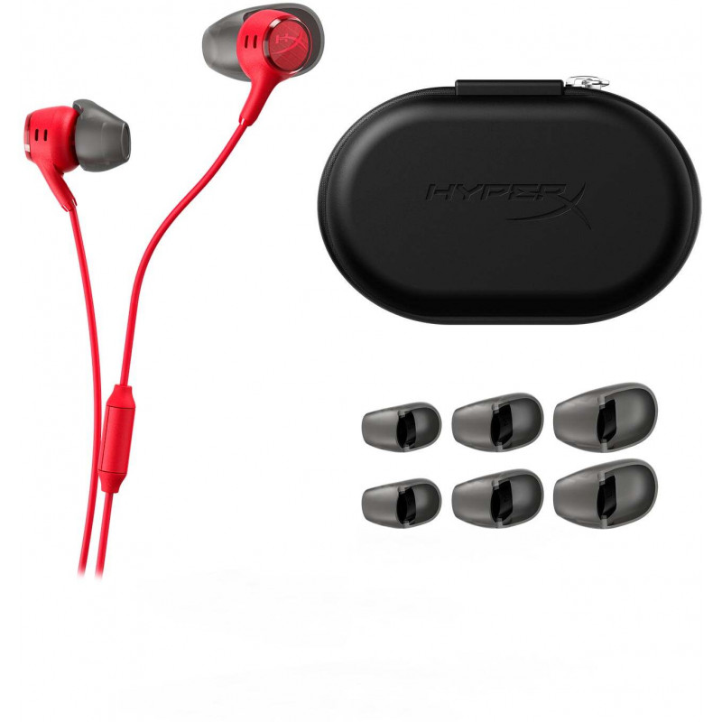 Гарнітура ігрова HyperX Cloud Earbuds III, 3.5мм, червоний BN7S0AA