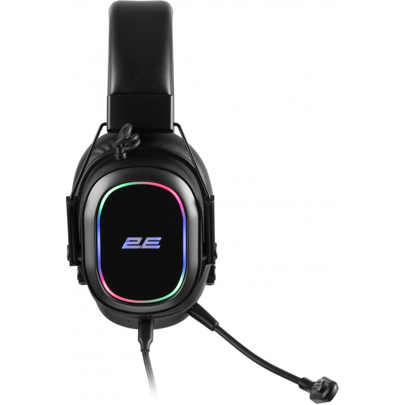Гарнітура ігрова 2E GAMING HG320 USB-A, RGB, 2м, чорний 2E-HG320V2BK-7.1