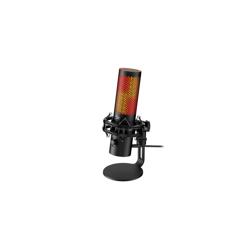 Мікрофон геймінговий HyperX QuadCast 2 S, Omni/Uni/Bi, USB-A, 3м, NGenuity, RGB, чорний 9A273AA