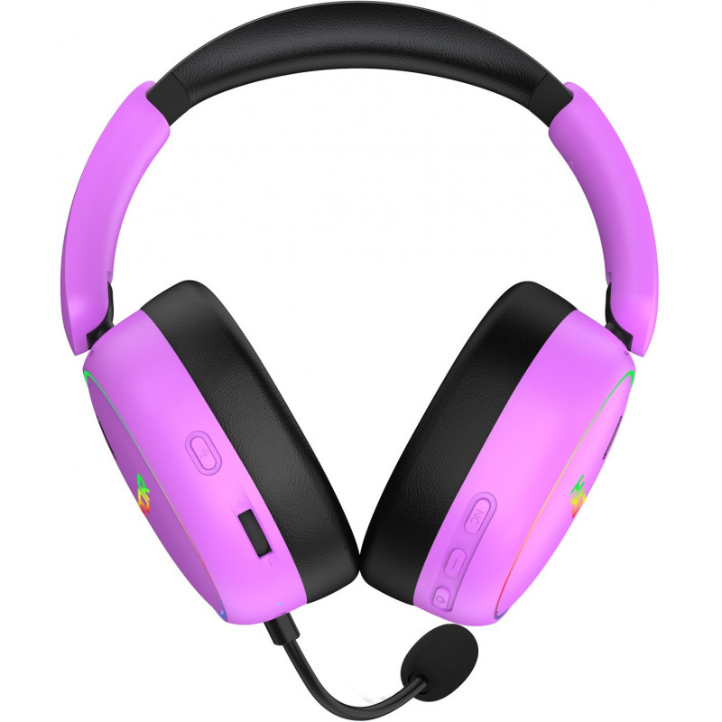 Ігрова гарнітура HATOR PHOENIX 2 Hi-Res (ESH42) wireless cyber violet, SyncHUB connection