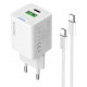 Мережевий зарядн. прист. Colorway GaN Mini 35W PD Port PPS USB (Type-C PD + USB QC4.0) cable Type-C