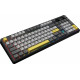 Бездротова механічна клавіатура Ajazz AK980 V2 Gift Switch V2 Black Grey Yellow (AK980-V2-G-BGY)