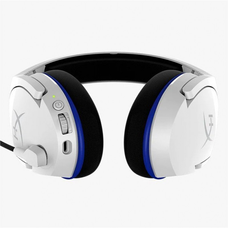 Гарнітура HyperX Cloud Stinger Core PS5/PS4, WL, біло-синій 4P5J1AA
