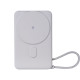 Power Bank Gelius Fluxen GP-PBW120 Magnetic Wireless Charge Qi2 15W 10000mAh Grey