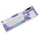 Бездротова механічна клавіатура Ajazz AK980 V2 Gift Switch V2 Purple White Blue (AK980-V2-G-PWB)