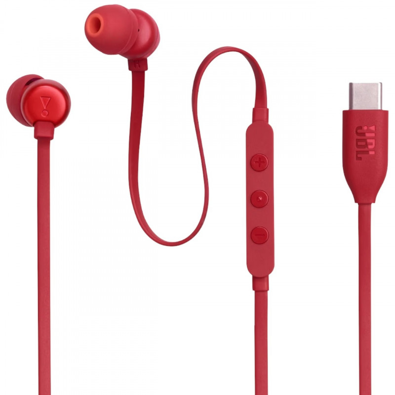 Навушники JBL T310C Red (JBLT310CRED)