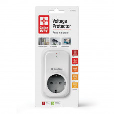 Реле напруги ColorWay (16A/3680W) 165V/260V LED1 White (CW-VR16-03L)