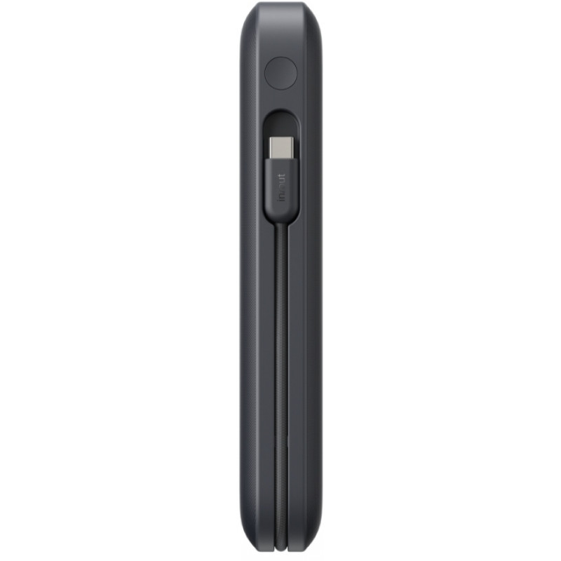 Акумулятор портативний Power Bank Belkin 27000мА·год, з інтегрованим кабелем USB-C, сірий BPB040HQCH