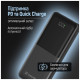 Power Bank ColorWay 10 000 mAh LCD (USB QC3.0 + USB-C PD22.5W) Black