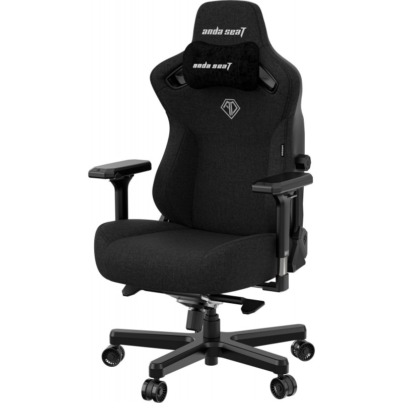 Крісло ігрове Anda Seat Kaiser 3 Black Fabric Size XL AD12YDC-XL-01-B-CF