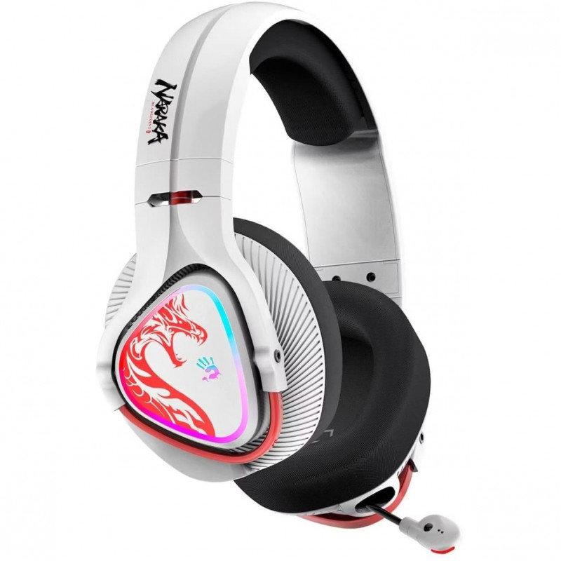Навушники ігрові Bloody MR720 (Naraka), RGB, колір білий