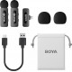 Бездротовий петличний мікрофон BOYA BY-V2 Lightning Black