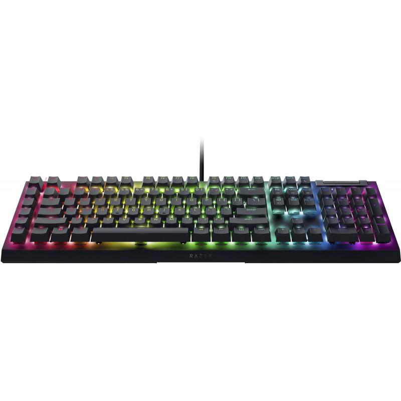 Клавіатура механічна Razer BlackWidow V4 X 110key, Green Switch, чорний RZ03-04700800-R3R1