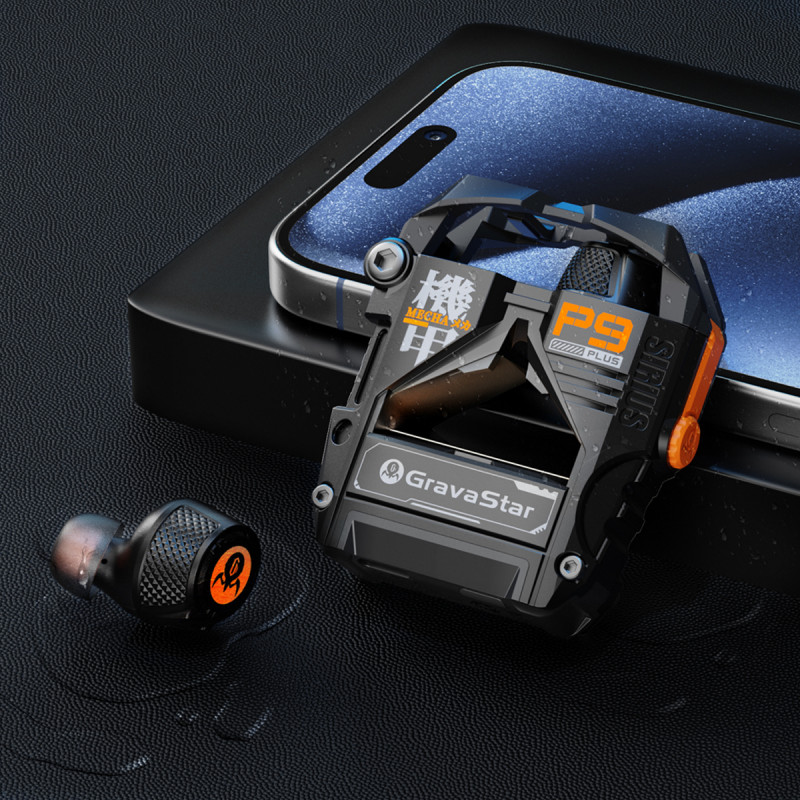 Навушники TWS Gravastar Sirius Plus, BT 5.3, чорний GSP9PLUS_BLK