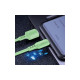 Кабель Colorway USB - MicroUSB (soft silicone) 2.4а 1м зелений