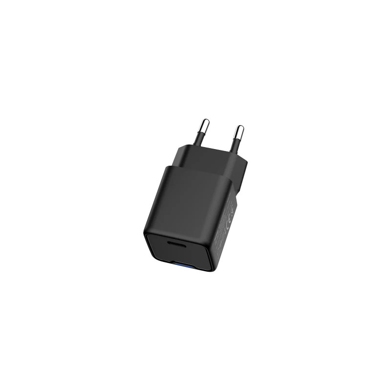 Зарядний пристрій Colorway GaN Mini 25W PD Port PPS USB-C чорне CW-CHS052PD-BK