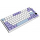 Клавіатура Ajazz AK820 PRO 75% Flying Fish Switch White RGB (AK820PRO-FF-PWB)
