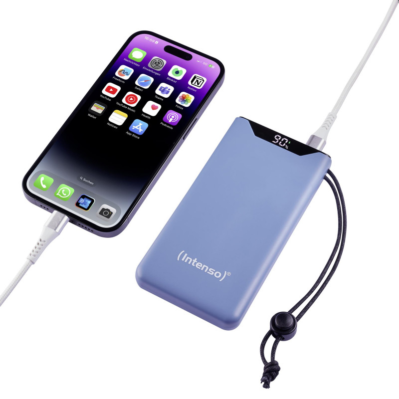 Портативний зарядний пристрій INTENSO USB 10000MAH QC3.0 BLUE F10000 7332035