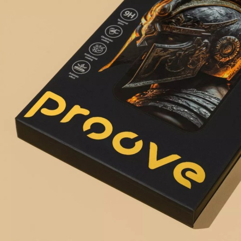 Захисне скло Proove Achilles iPhone 17 Pro Max/18 Pro Max (black) (Installation Box)